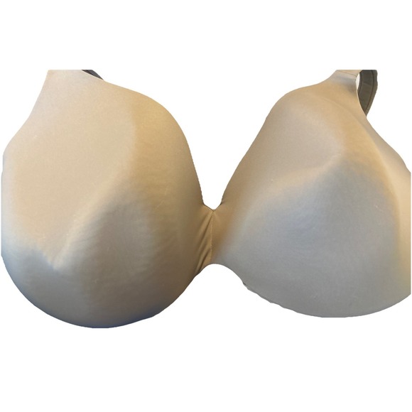 Cacique Other - 42H CACIQUE Womens Beige Lined Underwire Full Coverage Back Closure Demi Bra